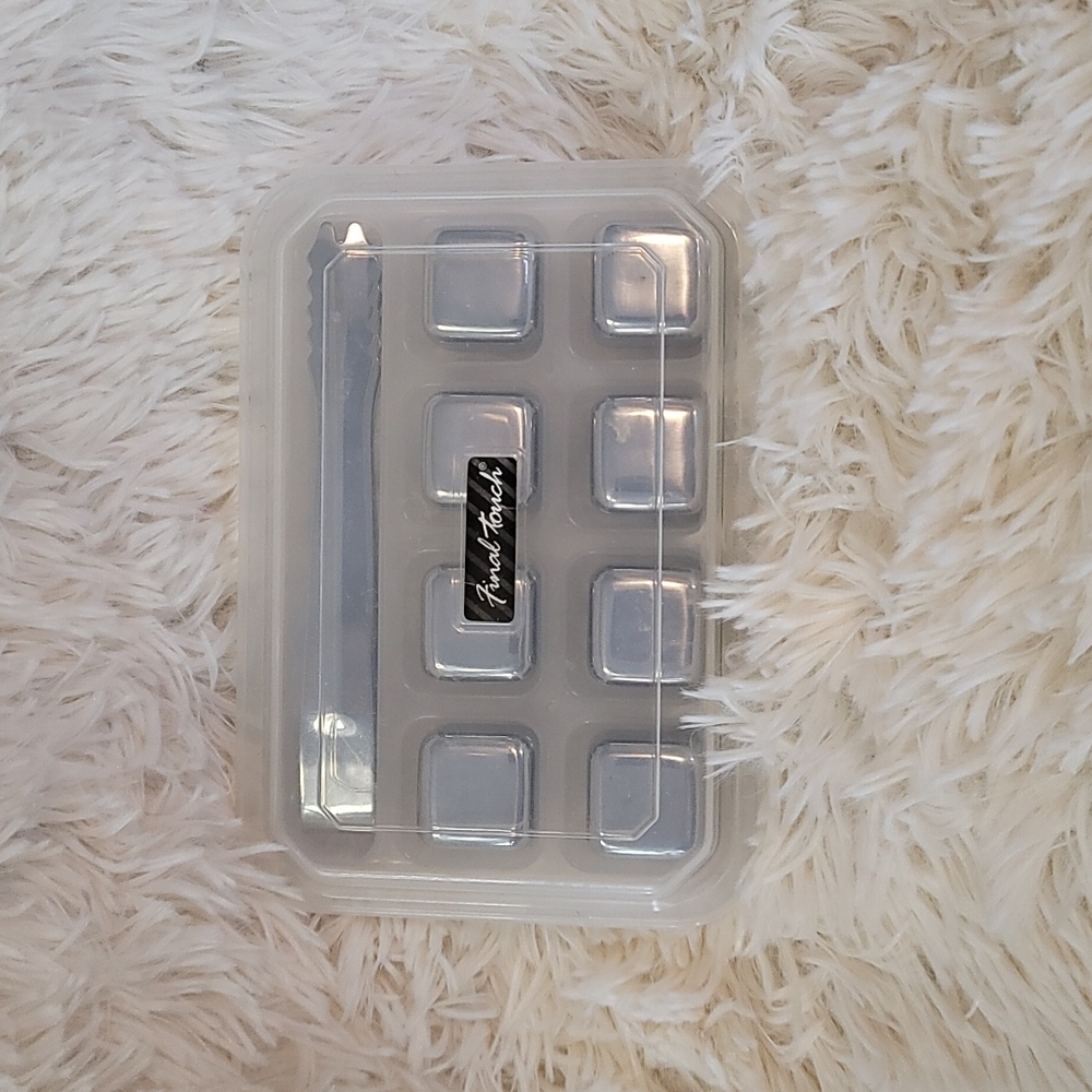 FINAL TOUCH - 1" STAINLESS STEEL CHILLING CUBES SET OF 8
